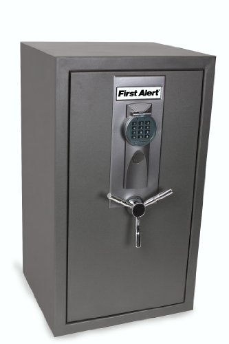 First Alert 2583DF Fire Resistant Executive Safe with Digital Lock 67 Cubic Foot Gunmetal Fine Texture