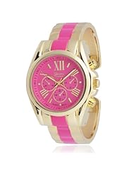 Brinley Co. Womens Stainless Steel Cuff Watch