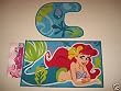 Disney Little Mermaid Nylon Bath Mat Set