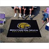 Southern Mississippi Golden Eagles NCAA 5' x 6' Indoor / Outdoor Tailgater Area Rug Floor Mat