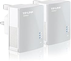 TP-LINK PA411KIT AV500 500 Mbps Powerline Adapter Starter Kit- Twin Pack