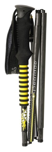 Komperdell Herren Tourenstock Approach Carbon, schwarz - gelb Preisvergleich