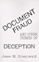 Document Fraud and Other Crimes of Deception