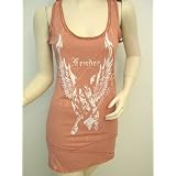 Buy Fender Custom Shop Gals Studded Tattoo Top Dress SEXY, Low Cut Scoop Neck Licensed Fender... by Fender Footwear