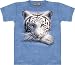 Resting Tiger T-shirt 100% Cotton Short Sleeve KIDS and TEENS and ADULTS White Cat Shirt