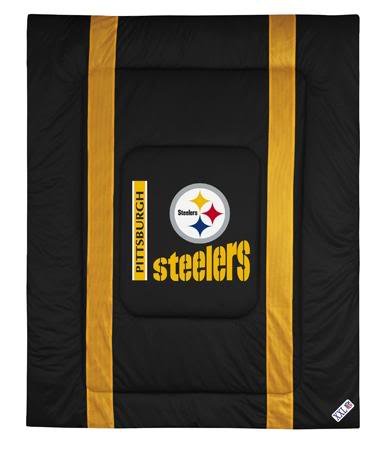 Pittsburgh Steelers Sideline Jersey Bed Comforter NFL