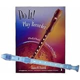 Recorder Pack: Yamaha Blue Soprano Recorder with Do It! Play Recorder! Book & CD