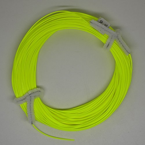 100FT Weight Forward Floating (4F,5F,6F,7F,8F) Fly Fishing Lines Orange, Blue, Yellow,Green (Yellow, WF-5F)