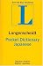 Langenscheidt's Pocket Dictionary Japanese/English English/Japanese