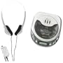 GPX C3935 Portable CD Player with 22-Track Program Mode and Car Kit