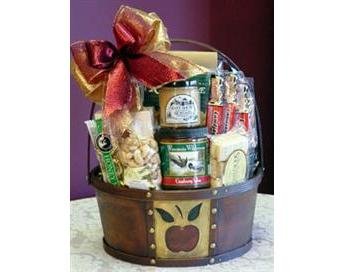 Apple n Rivets Gift Basket by Wisconsinmade.com