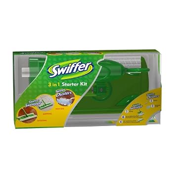 Set A Shopping Price Drop Alert For Sweeper 3 in 1 Mop Broom Floor Cleaner and Swiffer Dusters Unscented Cleaning Starter Kit