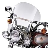 Softail® Detachable King-Size Windshield for Use with Passing Lamps - Lightly Smoked