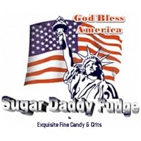 Custom Labeled Gift God Bless America Sugar Daddy Fudge Box