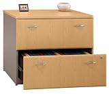 Bush Business Furniture Advantage Series Light Oak Lateral File (Assembled)