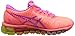 ASICS Women's Gel Quantum 360 Running Shoe, Flash Coral/Pink Glow/Flash Yellow, 8 M US