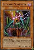 2003 Pharaonic Guardian Unlimited PGD-24 8-Claws Scorpion / Single YuGiOh! Card!