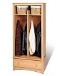 Sonoma 1 Drawer Locker (Double Wide) in Maple Finish By Prepac Furniture
