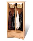 Sonoma 1 Drawer Locker (Double Wide) in Maple Finish By Prepac Furniture