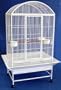 Brand New Parrot Bird Wrought Iron Cage Dome-Top 32x23x66-WI32WHTR