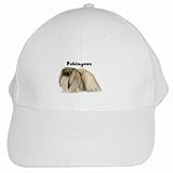 Pekingese White Cap Hat