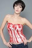 Obey The Native Tube Top in Red,Tops (Sleeveless) for Women
