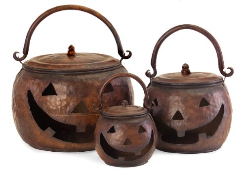 3 Piece Lidded Pumpkin Set