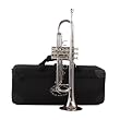 Conductor Model 200N Bb Silver Nickel Student Trumpet w/ Case, Mouthpiece, BLACK FRIDAY SALE - SAVE $100
