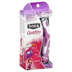 Schick Quattro For Women Trimstyle Razor & Bikini Trimmer