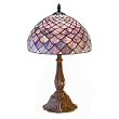 Tiffany-Style Peacock Table Lamp