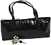 Happy Hour 48310 Purse Black Croc Wine Cluch, Standard