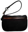 Calvin Klein Wristlet Signature Logo Print Black/Chocolate