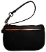 Calvin Klein Wristlet Signature Logo Print Black/Chocolate