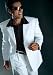 Men's Dress Casual White Suit Wool High Twist All Year Around 3-Button Suit