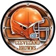 Cleveland Browns Wall Clock - Round