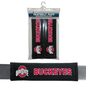 Ohio State Buckeyes Velour Seat Belt Pads