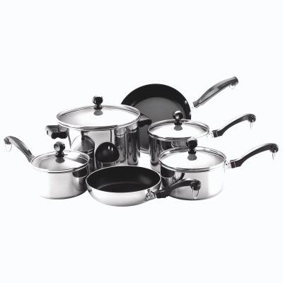 Farberware 10pc Stainless Steel and Non-Stick Set product image