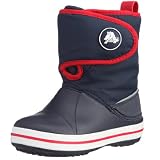 Crocs Crocband Gust Boot, Pluie et neige mixte enfant - Marine/rouge, 20 EU