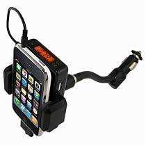 Flexpod Car Mount System for Apple iPhone 3G and 3GS / iPod Touch 2nd and 3rd Gen - Cutting Edge FM Transmitter and Charger with DC Surge Protection and Stabilized Flex-Neck