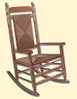 Ready-To-Assemble Woven Rocker - Oak
