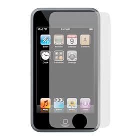 iKross Premium Reusable LCD Screen Protector with Lint Cleaning Cloth for iPod touch (Clear)