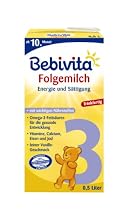Bebivita 3 Folge-Milch trinkfertig 1124, 8er Pack (8 x 0,5 l Packung)