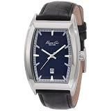 Kenneth Cole New York Men's KC1837 Cyber Barrel Marine Blue Date Watch