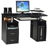 from Furniture Bay Executive Computer Desk in Black PC Table - W214 Model W214 Black