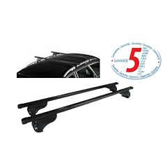 Dachtr�ger / Lastentr�ger f�r Peugeot 207 SW - 5 T�rer Kombi - Baujahr Juli 2007 bis heute - mit normaler (hochstehender) Dachreling - Komplettsystem bestehend aus Fu�satz (4 St�ck) und Stahltraversen (2 St�ck)
