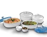CorningWare French White 12-Piece Gift Bake and Serve Set