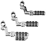 Kuryakyn Large ISO-Peg Footpegs with Offset Mounts and Magnum Quick Clamps 7999