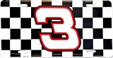 Dale Earnhardt #3 Nascar Flag License Plate