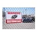 VIDEO SURVEILLANCE Warning Sign with 3M Reflective Vinyl Coating "12x18"