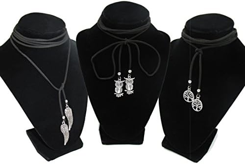 3 PIECE CHOKER SET. Chokers for Teen Girls. Womans Fashion Choker. Womens Choker Necklace Black.